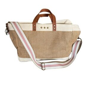 Pretty Simple French Market Jute Crossbody Tote It’s What’s Inside